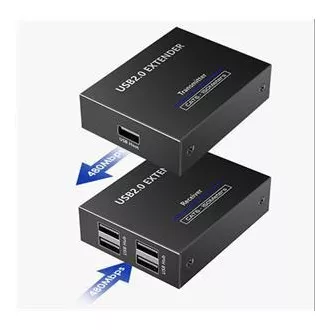 PremiumCord 4-priključni USB 2.0 produživač preko Cat5/Cat5e/Cat6 do 150m