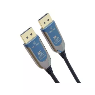PremiumCord 8K optički DisplayPort 1.4 priključni kabel M/M, pozlaćeni konektori 25 m
