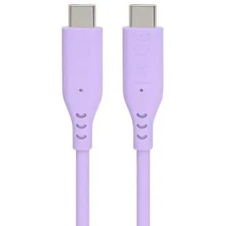 PremiumCord silikonski kabel s USB-C konektorima 60W 480Mbps ljubičasti ekstra mekani 1,5 m PremiumCord silikonski kabel s USB-C konektorima 60W 480Mbps ljubičasti ekstra mekani 1,5 m