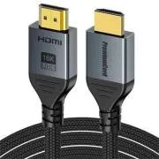 PremiumCord Ultra HD HDMI 2.2 kabel 16K@60Hz, 8K@240Hz, 4K@480Hz pozlaćeni 1m