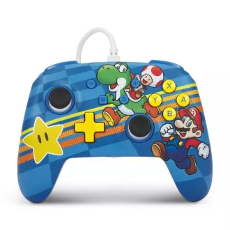PowerA poboljšani žičani kontroler za Nintendo Switch - Super Mario Mushroom Kingdom Friends PowerA poboljšani žičani kontroler za Nintendo Switch - Super Mario Mushroom Kingdom Friends
