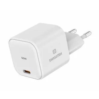 SWISSTEN MREŽNI ADAPTER GaN 1x USB-C 65W POWER DELIVERY BIJELI SWISSTEN MREŽNI ADAPTER GaN 1x USB-C 65W POWER DELIVERY BIJELI