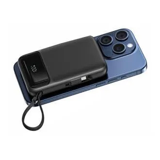 SWISSTEN POWER BANK 10000 mAh PD 20W S INTEGRANIRANIM USB-C I LIGHTNING KABLOVIMA (kompatibilna s MagSafeom) SWISSTEN POWER BANK 10000 mAh PD 20W S INTEGRANIRANIM USB-C I LIGHTNING KABLOVIMA (kompatibilna s MagSafeom)