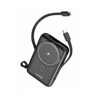 SWISSTEN POWER BANK 10000 mAh PD 20W S INTEGRANIRANIM USB-C I LIGHTNING KABLOVIMA (kompatibilna s MagSafeom) SWISSTEN POWER BANK 10000 mAh PD 20W S INTEGRANIRANIM USB-C I LIGHTNING KABLOVIMA (kompatibilna s MagSafeom)