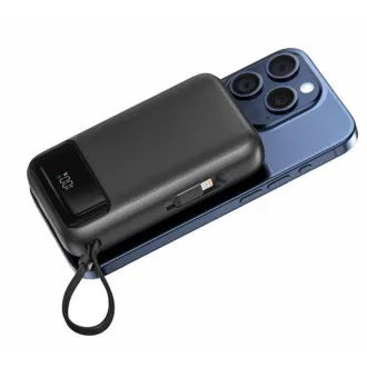 SWISSTEN POWER BANK 20000 mAh PD 20W S INTEGRIRANIM USB-C I LIGHTNING KABLOVIMA (kompatibilna s MagSafeom) SWISSTEN POWER BANK 20000 mAh PD 20W S INTEGRIRANIM USB-C I LIGHTNING KABLOVIMA (kompatibilna s MagSafeom)