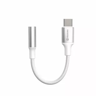 SWISSTEN AUDIO ADAPTER TEKSTILNI USB-C (muški) / 3,5 mm AUX 0,15 M BIJELI (zamjenjuje 73501302) SWISSTEN AUDIO ADAPTER TEKSTILNI USB-C (muški) / 3,5 mm AUX 0,15 M BIJELI (zamjenjuje 73501302)