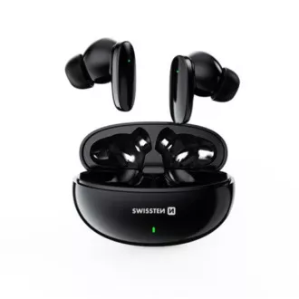 SWISSTEN BLUETOOTH TWS SLUŠALICE SONIC CRNE SWISSTEN BLUETOOTH TWS SLUŠALICE SONIC CRNE