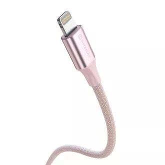 SWISSTEN DATA KABEL TEXTILE II USB / LIGHTNING 1,5 M PINK SWISSTEN DATA KABEL TEXTILE II USB / LIGHTNING 1,5 M PINK