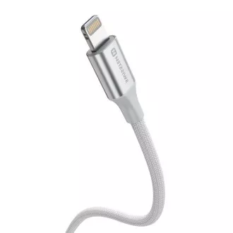 SWISSTEN PODATKOVNI KABEL TEXTILE II USB-C / LIGHTNING 1,5 M BIJELI