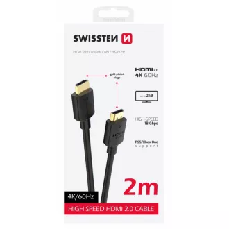 SWISSTEN KABEL HDMI NA HDMI 4K 60Hz 2.0M PVC