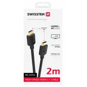 SWISSTEN KABEL HDMI NA HDMI 8K 60Hz 2.0M PVC