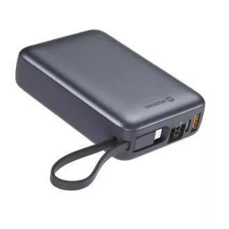 SWISSTEN POWER BANK 20000 mAh S INTEGRANIRANIM USB-C I LIGHTNING KABLOVIMA SPACE SILVER SWISSTEN POWER BANK 20000 mAh S INTEGRANIRANIM USB-C I LIGHTNING KABLOVIMA SPACE SILVER
