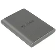 Transcend ESD360C 4TB, USB 20Gbps Type C, vanjski SSD pogon (3D NAND flash), 2000MB/R, 2000MB/W, sivi