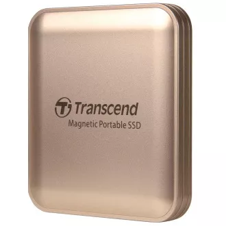 Transcend ESD420C 1TB, USB 20Gbps tip C, vanjski izdržljivi SSD disk (3D NAND flash), 2000MB/R, 2000MB/W, Magsafe, zlatni