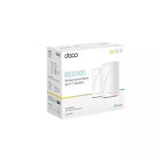 TP-Link Deco BE65(2-pack) BE9300 Tropojasni Mesh WiFi 7 sustav za cijeli dom, 4x 2.5GLAN, USB, 2.4/5/6GHz, HomeShield