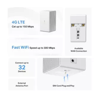 MERCUSYS MB110-4G - N300Mbps bežični LTE modem i usmjerivač