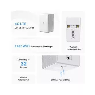 MERCUSYS MB110-4G - N300Mbps bežični LTE modem i usmjerivač