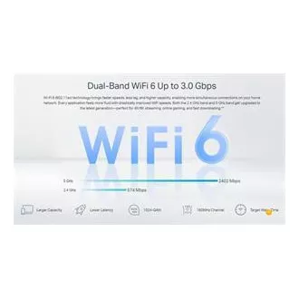TP-Link EX510 Pro - AX3000 Multi-Gigabit Wi-Fi 6 ruter, 4x GLAN, 1x 2.5GWAN, TR-069, USB 3.0, WPA3, EasyMesh