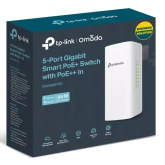 TP-Link SG2005P-PD pametni prekidač, 4x GLAN s PoE, 1x GLAN s PoE-in, 90W, Omada SDN