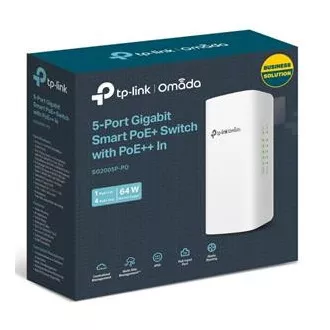 TP-Link SG2005P-PD pametni prekidač, 4x GLAN s PoE, 1x GLAN s PoE-in, 90W, Omada SDN