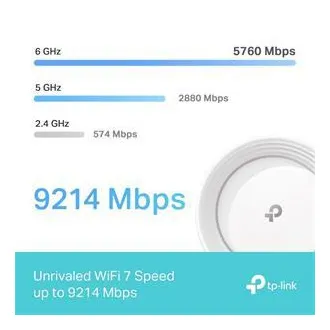 TP-Link Deco BE65(1-pack) BE9300 Tropojasni Mesh WiFi 7 sustav za cijeli dom, 4x 2.5GLAN, USB, 2.4/5/6GHz, HomeShi - Raspakiran