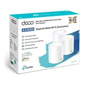 TP-Link Deco X60 (1-komplet) - AX5400 Mesh Wi-Fi 6 sustav za pametne domove - HomeCare - (1-komplet) TP-Link Deco X60 (1-komplet) - AX5400 Mesh Wi-Fi 6 sustav za pametne domove - HomeCare - (1-komplet)