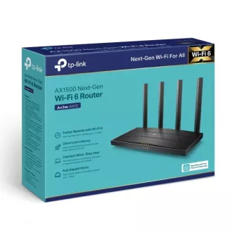 TP-Link Archer AX12 - AX1500 WiFi 6 router, 3 x GLAN, 1x GWAN, 2.4/5GHz, WPA3, MU-MIMO, Beamforming