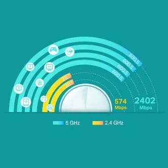 TP-Link Deco X60 (3 komada) - AX5400 Mesh Wi-Fi 6 sustav za pametne domove - HomeCare - (3 komada)