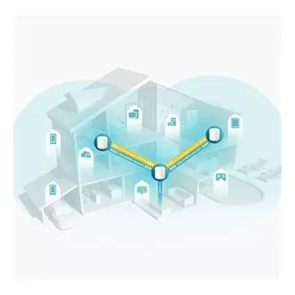 TP-Link Deco X60 (3 komada) - AX5400 Mesh Wi-Fi 6 sustav za pametne domove - HomeCare - (3 komada)