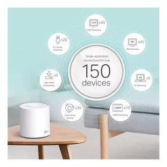 TP-Link Deco X60 (3 komada) - AX5400 Mesh Wi-Fi 6 sustav za pametne domove - HomeCare - (3 komada)