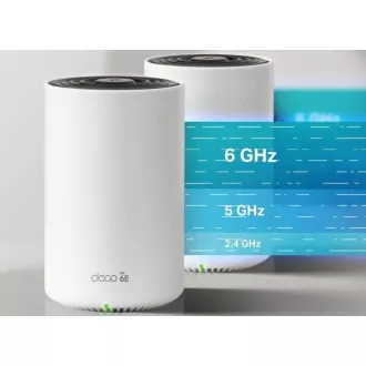 TP-Link Deco XE75 (3 komada) - AXE5400 tropojasni Mesh Wi-Fi 6E sustav za pametne domove, HomeShield (3 komada)