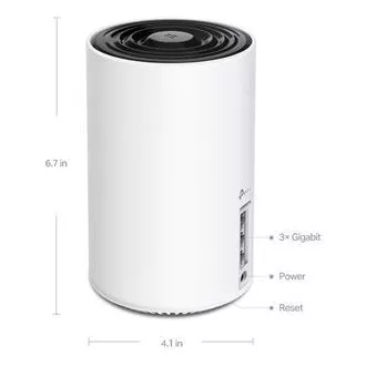TP-Link Deco XE75 (3 komada) - AXE5400 tropojasni Mesh Wi-Fi 6E sustav za pametne domove, HomeShield (3 komada)