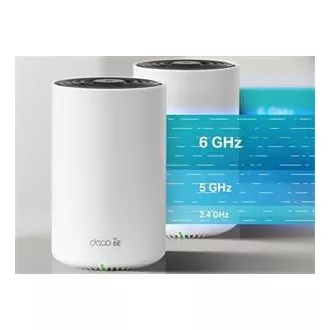 TP-Link Deco XE75 (3 komada) - AXE5400 tropojasni Mesh Wi-Fi 6E sustav za pametne domove, HomeShield (3 komada)