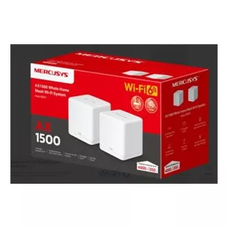 TP-Link WiFi usmjerivač Mercusys Halo H60X (2 paketa) WiFi 6, AX1500, 3x GLAN2.4/5 GHz