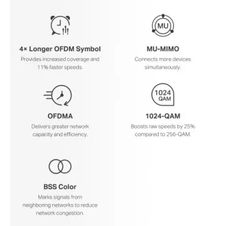 TP-Link WiFi usmjerivač Mercusys Halo H60X (3 paketa) WiFi 6, AX1500, 3x GLAN2.4/5 GHz