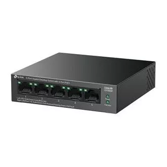 TP-Link LS105GP prekidač 1x GLAN, 4x GLAN s PoE+, 65W