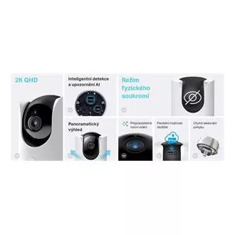 TP-Link Tapo C225 - Wi-Fi kamera za kućnu sigurnost, 4MP (2560 × 1440), ONVIF