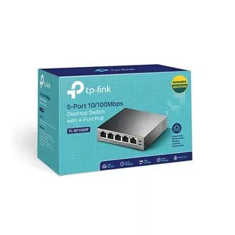 TP-Link TL-SF1005P - PoE prekidač, 5xLAN/4xPoE, 58W