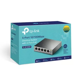 TP-Link TL-SF1005P - PoE prekidač, 5xLAN/4xPoE, 58W