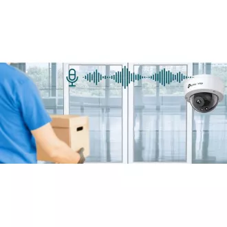 TP-Link VIGI C240 (2,8 mm) - kupolasta kamera, 4 MP, 2,8 mm, puna boja