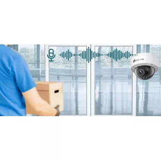 TP-Link VIGI C240 (4 mm) kupolasta kamera, 4 MP, 4 mm, puna boja
