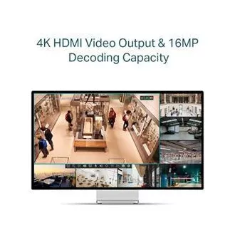 TP-LINK Uređaj za snimanje VIGI NVR1104H-4P 4 kanala, 4x Lan sa PoE, 2x USB