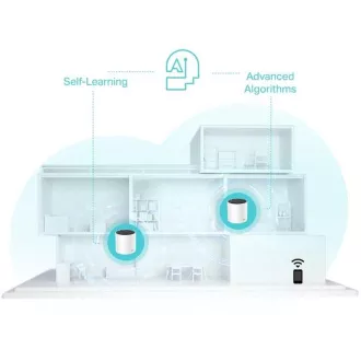TP-Link Deco X55 (3 komada) - AX3000 Wi-Fi 6 Mesh sustav za pokrivanje cijelog doma - HomeShield - (3 komada)