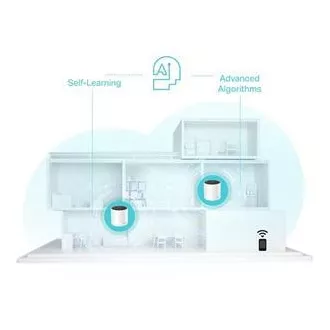 TP-Link Deco X55 (3 komada) - AX3000 Wi-Fi 6 Mesh sustav za pokrivanje cijelog doma - HomeShield - (3 komada)