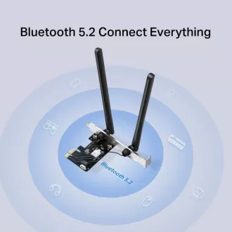 MERCUSYS MA86XE - PCI Express adapter AXE5400, bežični WiFi 6E