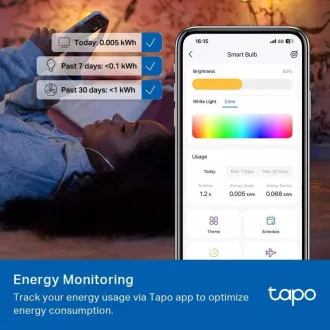 TP-Link Tapo L535E, Smart Wi-Fi LED žarulja u boji, 2500-6500K, E27 TP-Link Tapo L535E, Smart Wi-Fi LED žarulja u boji, 2500-6500K, E27