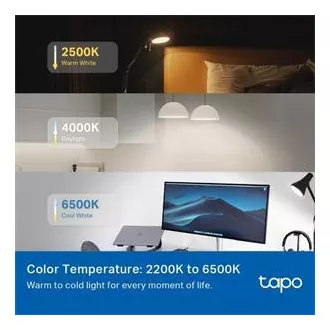 TP-Link Tapo L535E, Smart Wi-Fi LED žarulja u boji, 2500-6500K, E27 TP-Link Tapo L535E, Smart Wi-Fi LED žarulja u boji, 2500-6500K, E27
