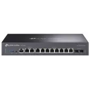TP-Link ER7412-M2 Omada Multi-Gigabit VPN Router, 2x 2.5G porta, 8x 1G porta + 2x SFP