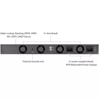 TP-Link SG6654X Omada 48-portni gigabitni sklopivi L3 prekidač, 48 gigabitnih RJ45 priključaka i 6 × 10 Gbps SFP+ utora
