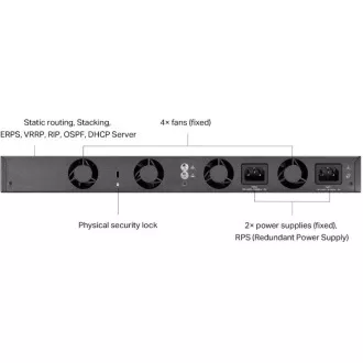 TP-Link SG6428X Omada 24-portni gigabitni RJ45 sklopivi L3 preklopnik, 4x10 Gbps SFP+ utora